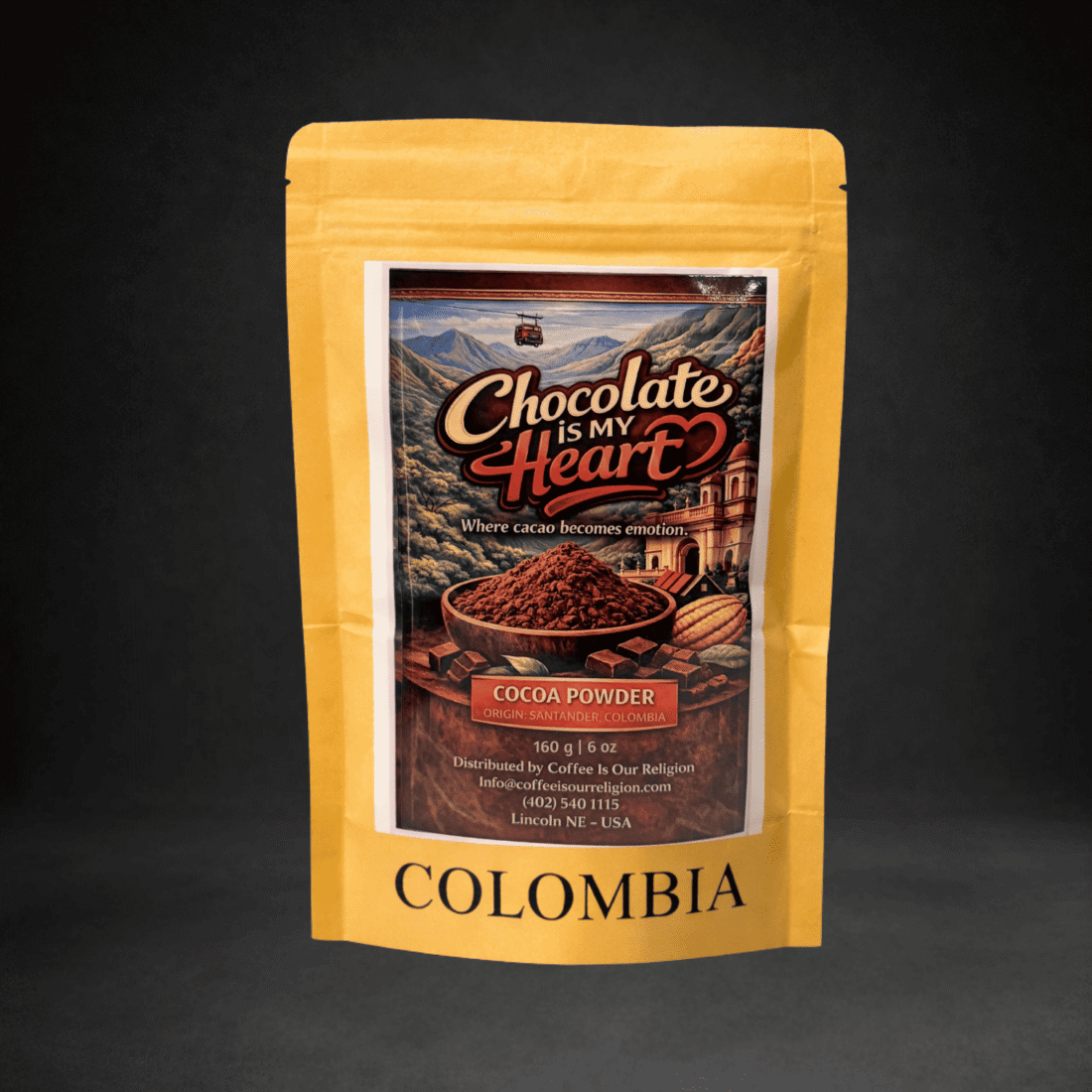 Chocolate Ceremonial sin azúcar | 160 g (6 oz)